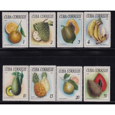 CUBA 1965 SERIE COMPLETA DE ESTAMPILLAS NUEVAS MINT FRUTAS 11 EUROS